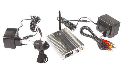 Microtelecamera wireless 2.4 GHz - Microcamera spia senza fili