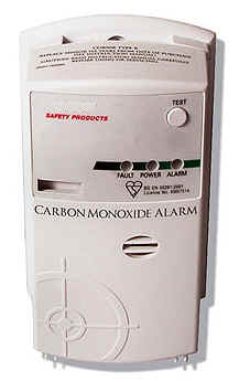 Rivelatore monossido di carbonio a batteria con allarme sonoro